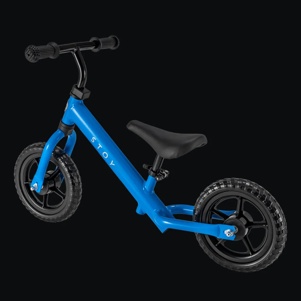Online 10" Balanscykel Aluminium Blue Barn Balanscyklar