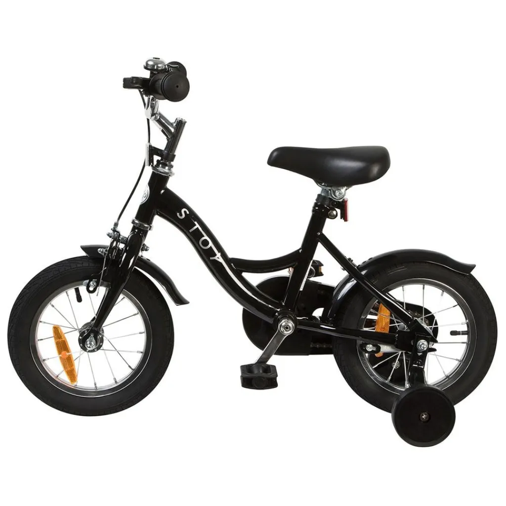 Hot 12" Classic Cykel Svart Barn Barncyklar