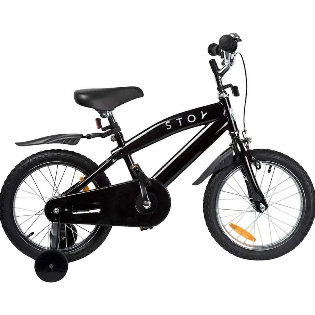 16" Cruiser Cykel Svart Barn Barncyklar