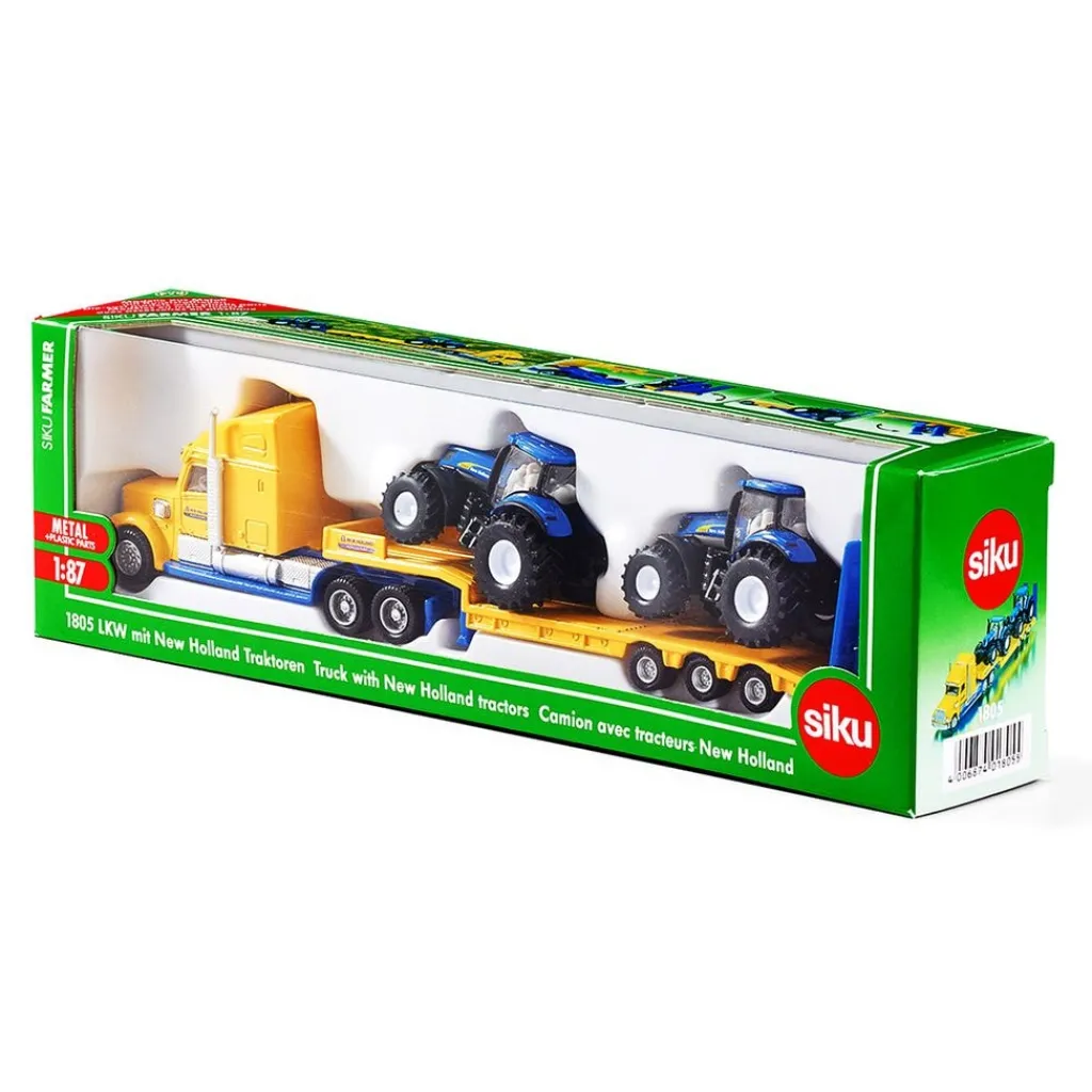 Online 1805 LKW New Holland Lastbil & Trailerset Med Traktorer Bilar & Fordon