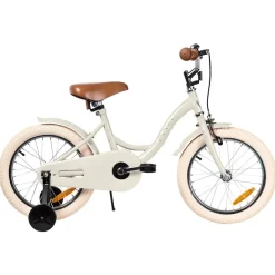 Hot 16" Vintage Cykel Beige Barn Barncyklar