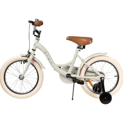 Hot 16" Vintage Cykel Beige Barn Barncyklar