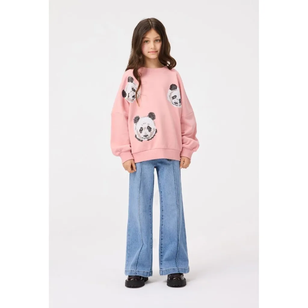 Hot Adina Woven Pants Clear Washed Blue Barn Byxor & Shorts