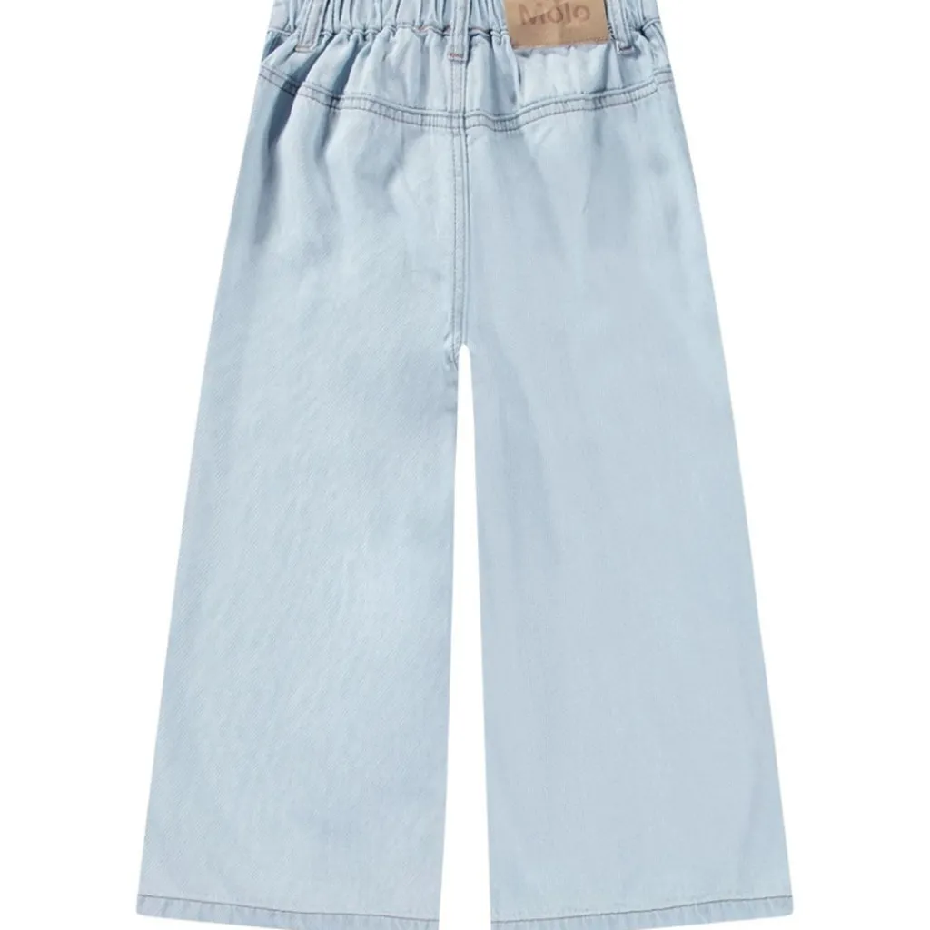 Adionella Woven Pants Bleached Drapy Barn Byxor & Shorts