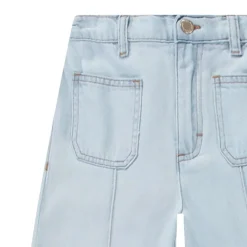 Adionella Woven Pants Bleached Drapy Barn Byxor & Shorts
