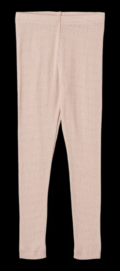Discount Agi Leggings I Ull Och Silke Pale Lilac Barn Byxor & Shorts