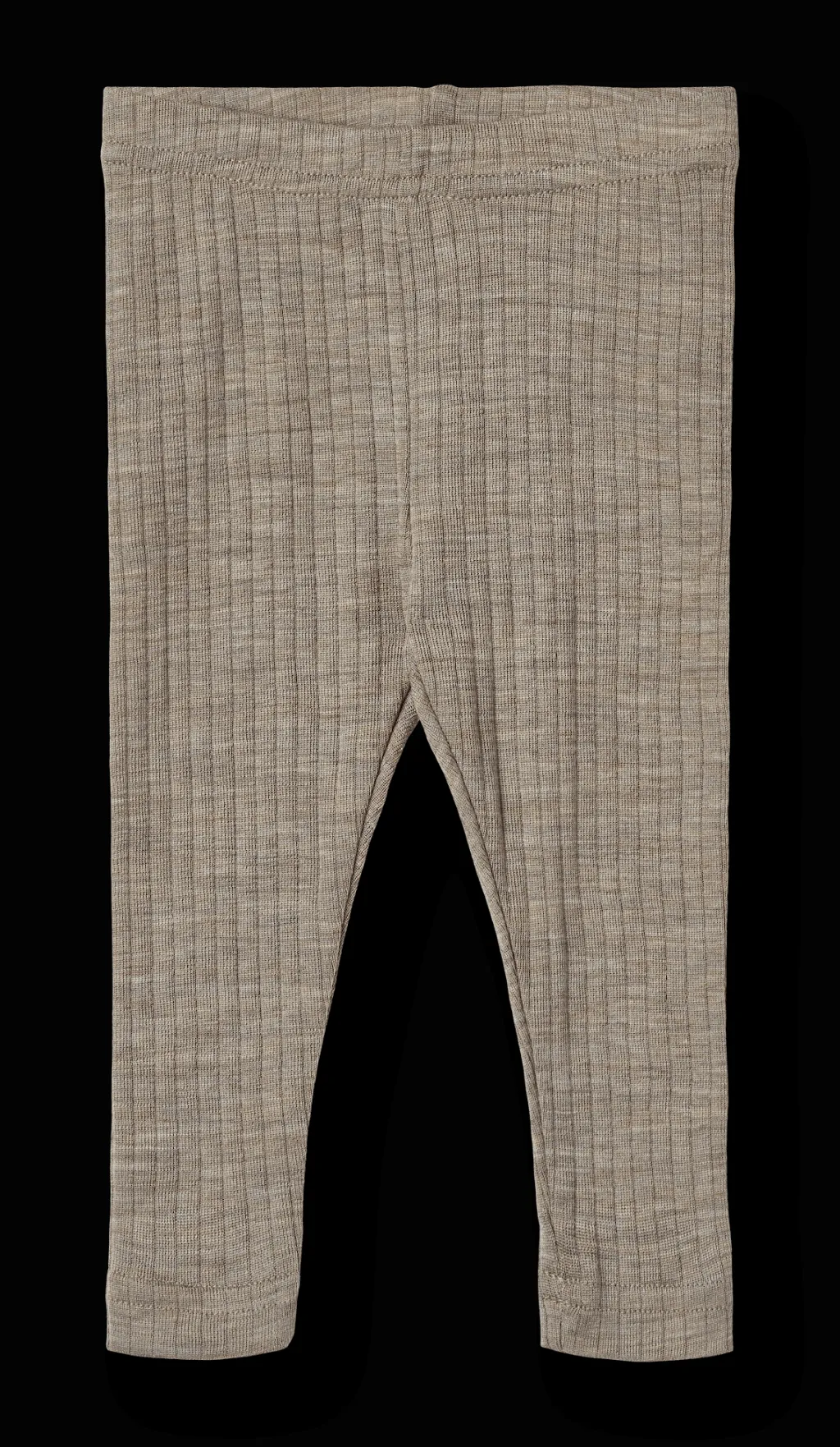 Discount Agi Leggings I Ull Och Silke Khaki Melange Barn Byxor & Shorts