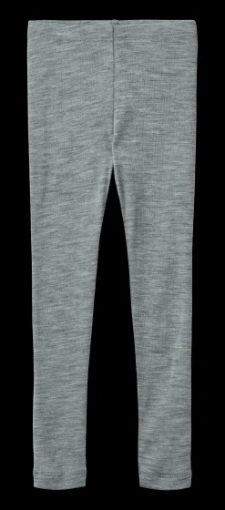 Agi Ullleggings Melange Grey Barn Byxor & Shorts