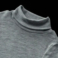 Clearance Aksel Ull-T-shirt Med Polokrage Melange Grey Barn Tröjor & Toppar