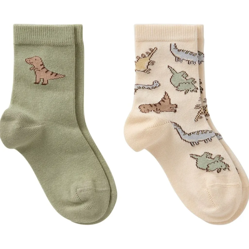 Hot Albert 2-Pack Strumpor Dinosaurs Barn Underkläder