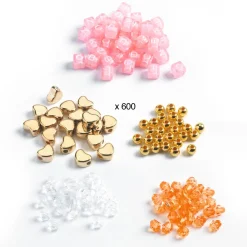 Outlet Alfabetpärlor Gold Kreativitet