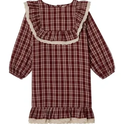 New Alice Christmas Check Flounce Dress i Red Barn Klänningar & Kjolar
