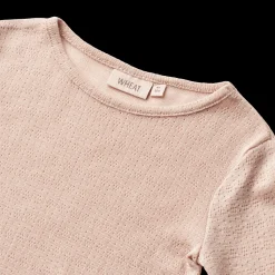 Alli Långärmad T-shirt I Ull Och Silke Pale Lilac Barn Tröjor & Toppar