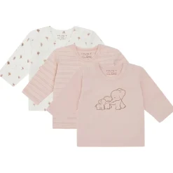 Hot Amar 3-Pack Långärmad T-shirt Peach Dust Barn Tröjor & Toppar
