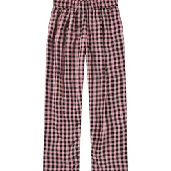 Hot Ami Woven Pants Rose Ginham Barn Byxor & Shorts