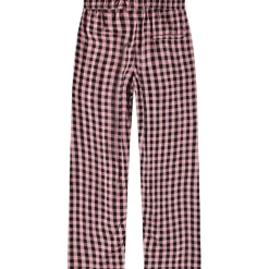 Hot Ami Woven Pants Rose Ginham Barn Byxor & Shorts