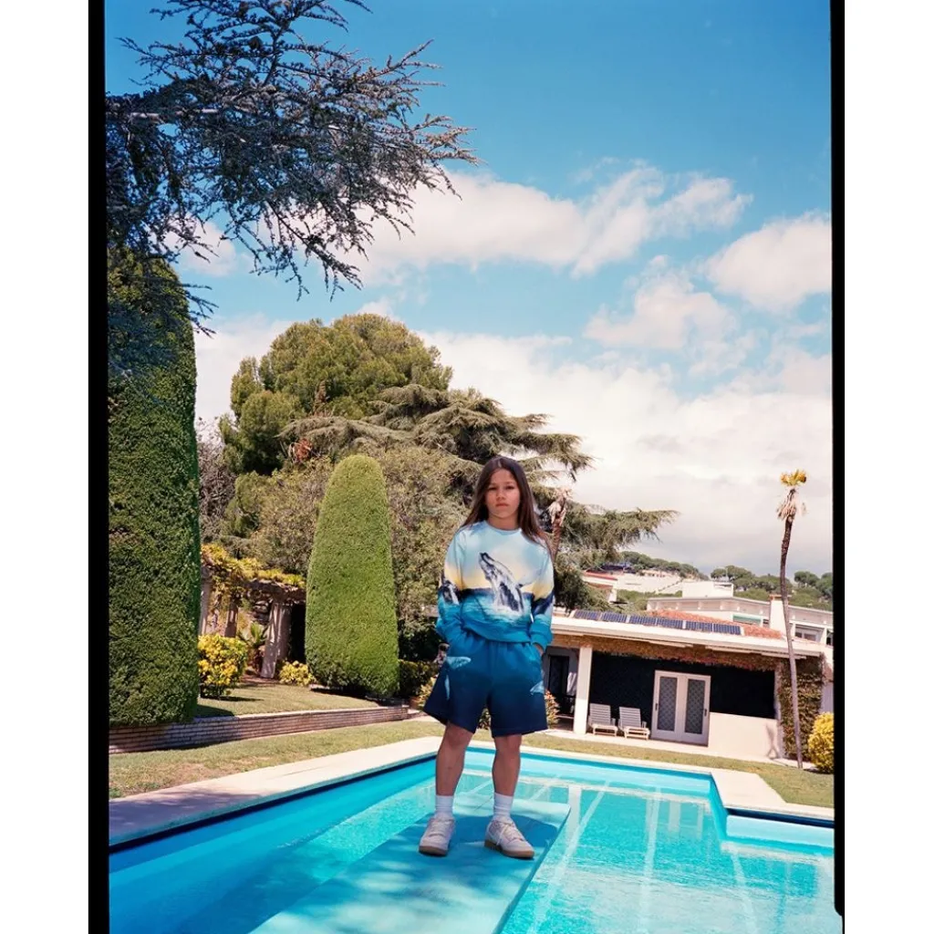 Hot Amil Soft Pants Whale Dive Barn Byxor & Shorts