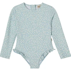 Antibes UV Baddräkt Sky Blue Flower Barn Uv-Kläder & Badkläder