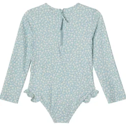 Antibes UV Baddräkt Sky Blue Flower Barn Uv-Kläder & Badkläder