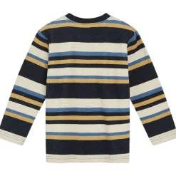 Outlet Anton Randig Långärmad T-shirt Marinblå Barn Tröjor & Toppar