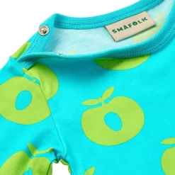 Best Apples Bebis Body Blue Atoll Barn Bodys & Bodysuits
