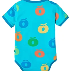 Best Apples Kortärmad Baby Body Blue Atoll Barn Bodys & Bodysuits