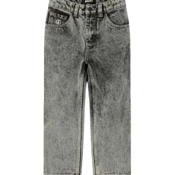 New Aska Woven Pants Grey Stonewash Barn Byxor & Shorts