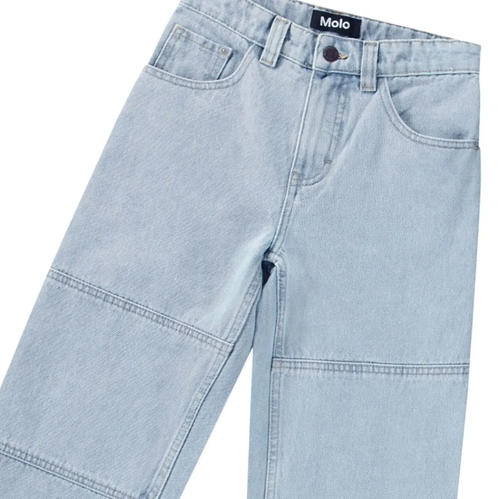 Online Askane Woven Pants Sun-bleach Blue Barn Byxor & Shorts