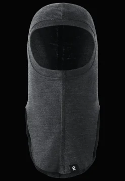 Best Aurora Balaklava I Ull Black Melange Barn Accessoarer
