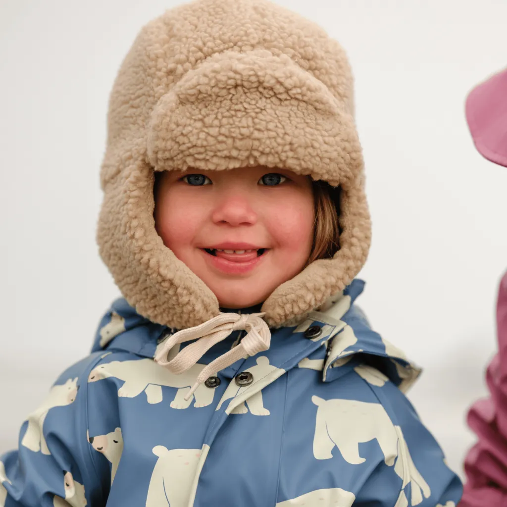 Austin Pile Fleece Mössa Sand Barn Accessoarer
