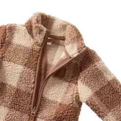 Clearance Austin Pile Rutig Fleeceoverall Almond Barn Fleecekläder