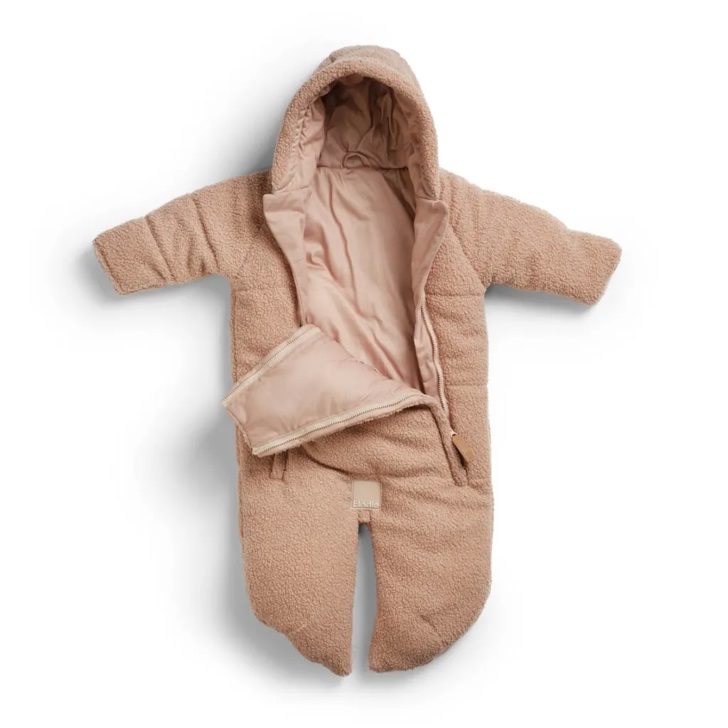 Outlet Baby Overall Pink Bouclé Barn Bodys & Bodysuits