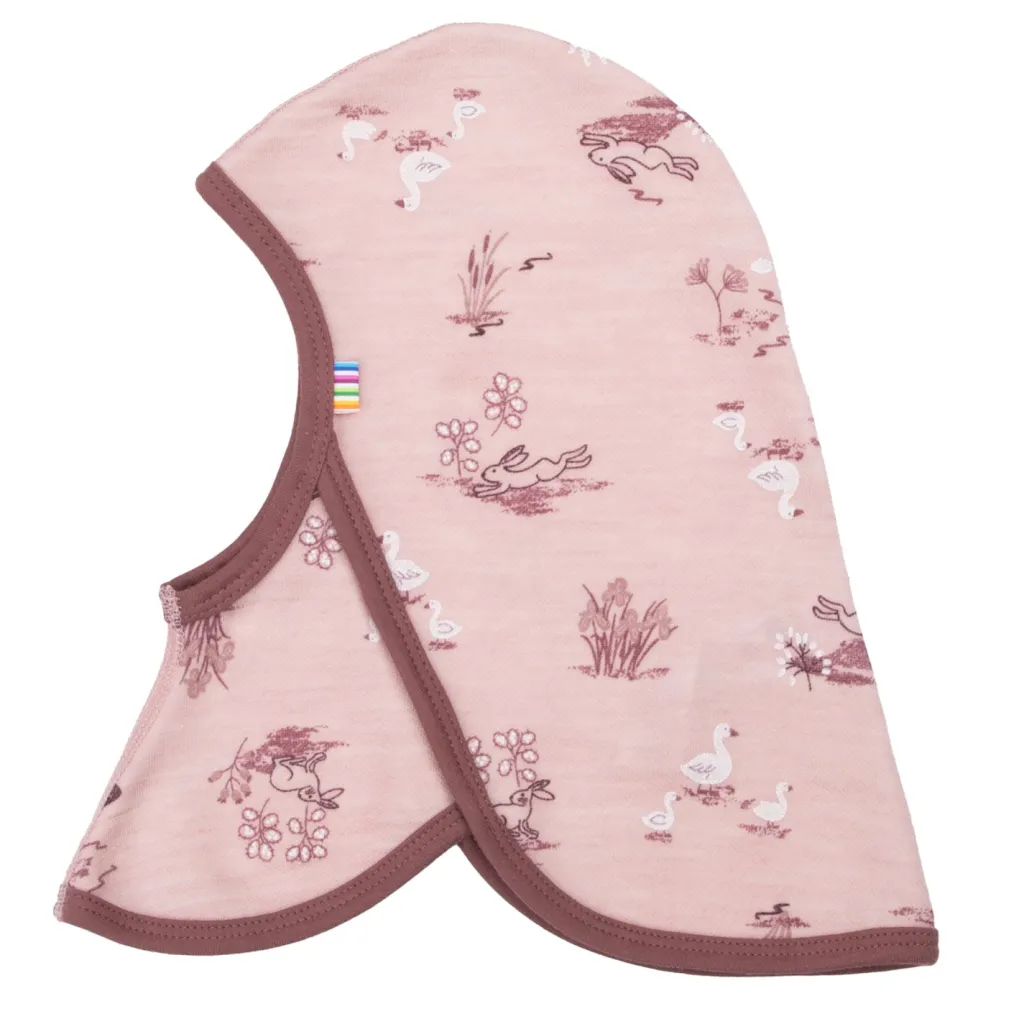 Discount Balaklava I Ett Lager Av Ull Light Pink Barn Accessoarer