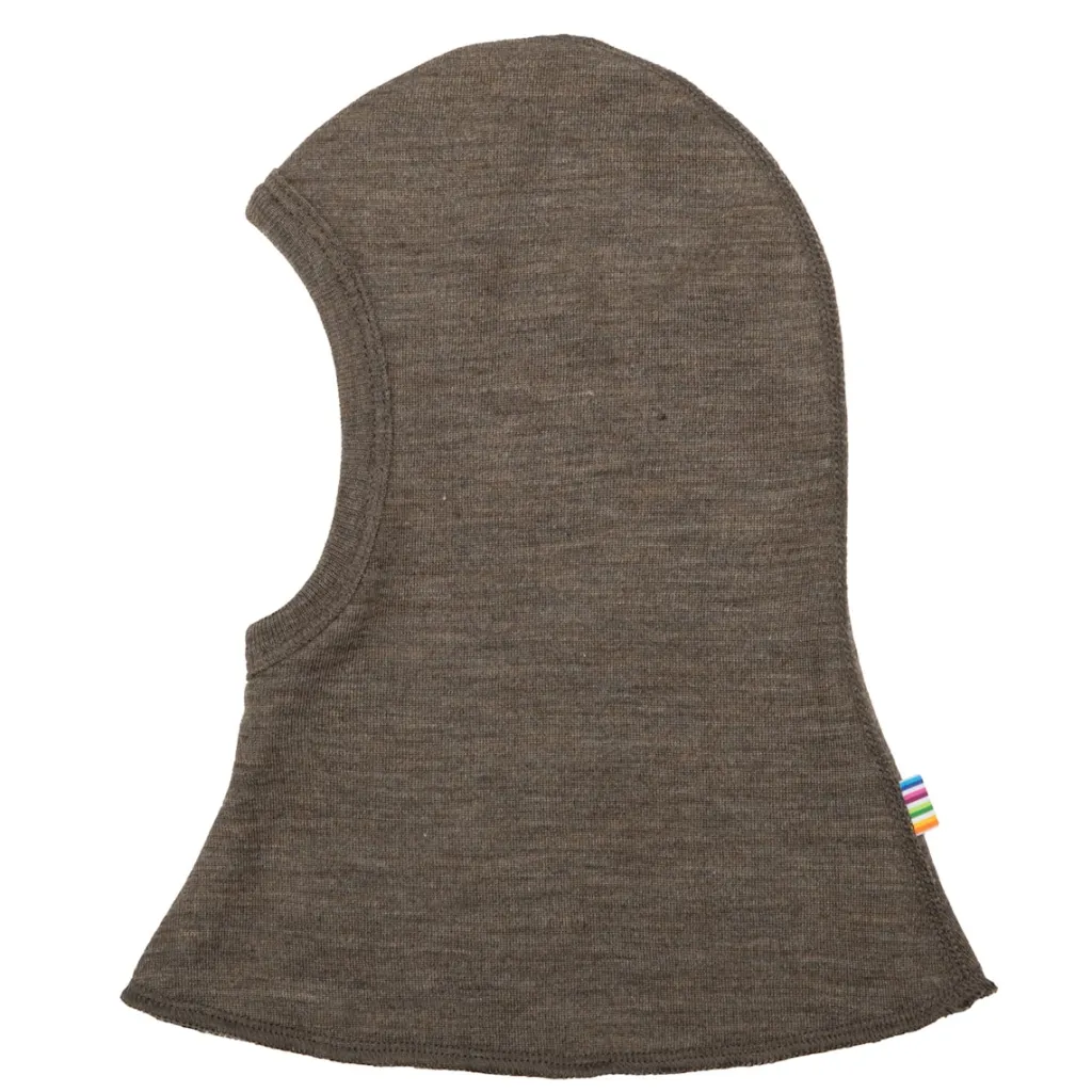 Online Balaklava I Ull Med Dubbla Lager Brown Melange Barn Accessoarer