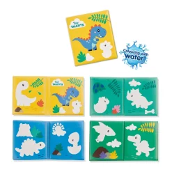 Best Bath Time Färgläggning Med Vatten Dino Badbok Badrumstillbehör