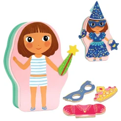 Best Belissimo Magnetiskt Utklädningsset - Fe & Prinsessa Multi Spel & Pussel