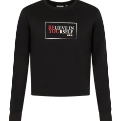 Outlet Belli Croppad Sweatshirt Moonless Night Barn Tröjor & Toppar