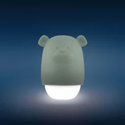 Hot Benny The Bear Nattlampa Sage Belysning