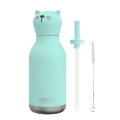 Discount Bestie Cat Vattenflaska Green Äta & Dricka