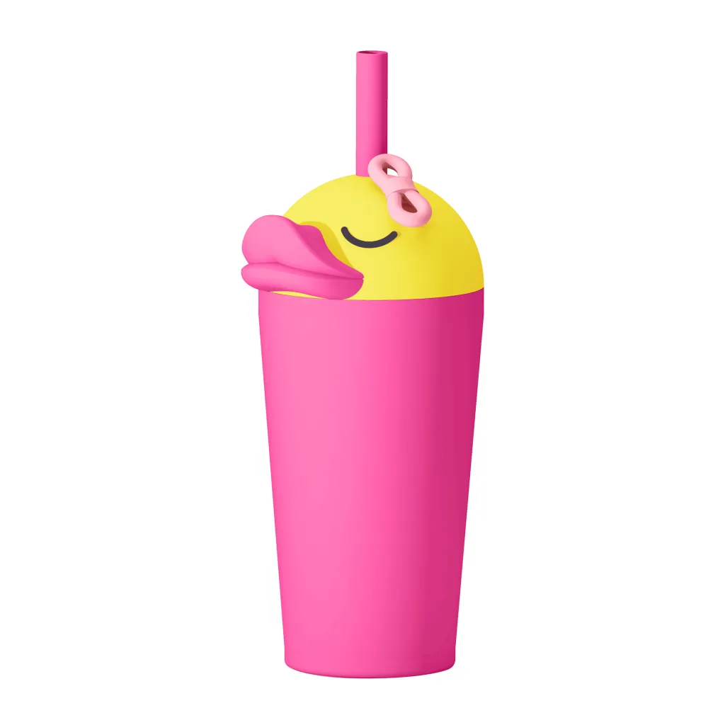 New Bestie Ducky Tumbler Yellow Äta & Dricka