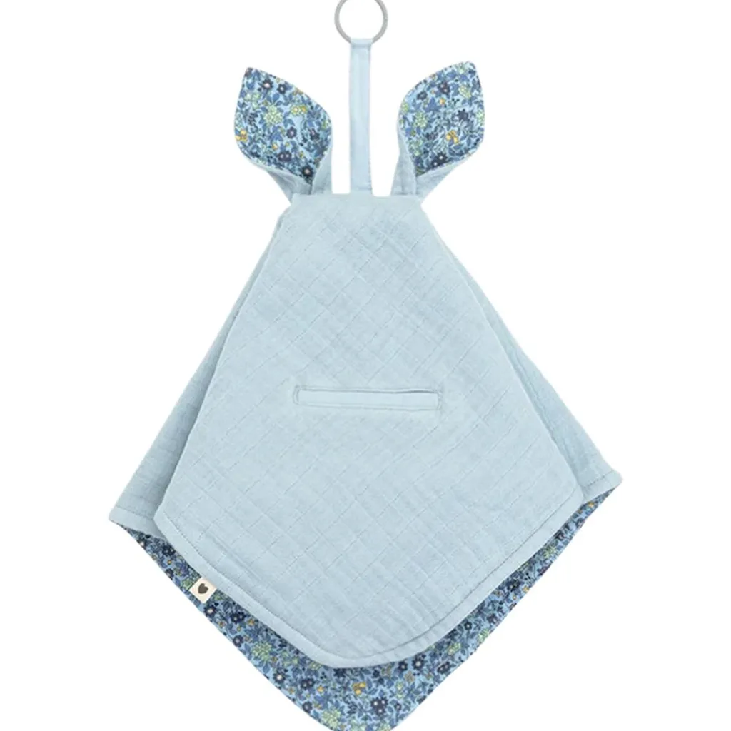 Sale x Liberty Snuttefilt Kangaroo Chamomile Lawn - Baby Blue Babyleksaker