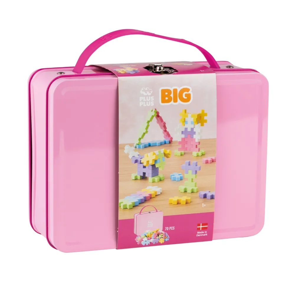 Sale BIG Resväska I Metall Pink Byggklossar & Lego