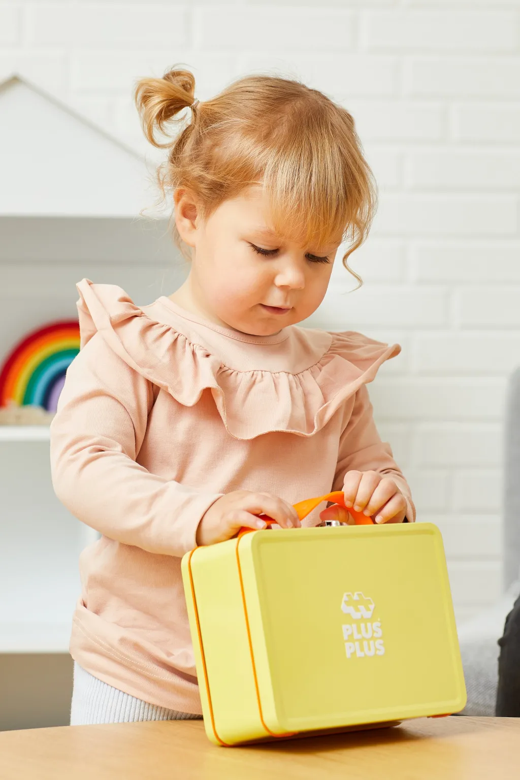 Sale BIG Resväska I Metall Yellow Byggklossar & Lego