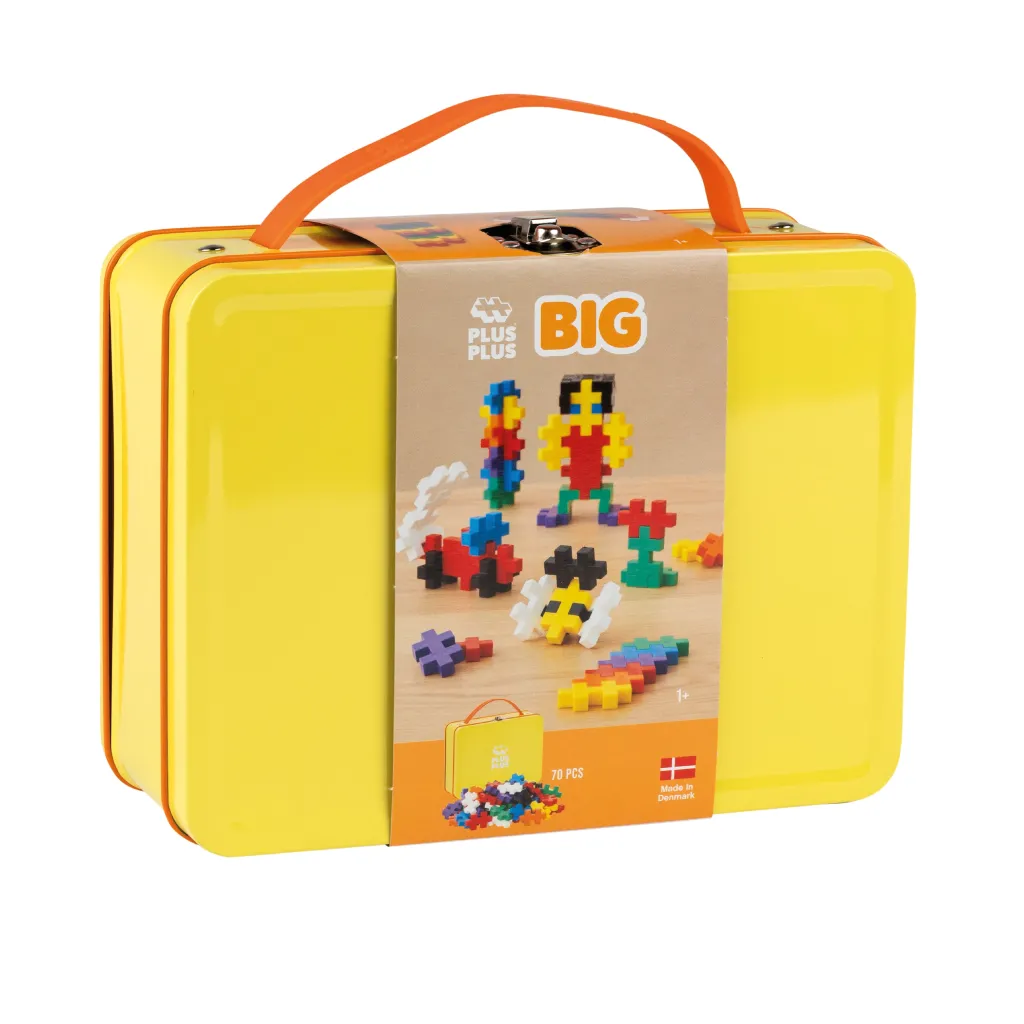 Sale BIG Resväska I Metall Yellow Byggklossar & Lego