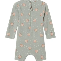Clearance Billie Mönstrad UV-Dräkt Med Snäckor Grön Barn Uv-Kläder & Badkläder