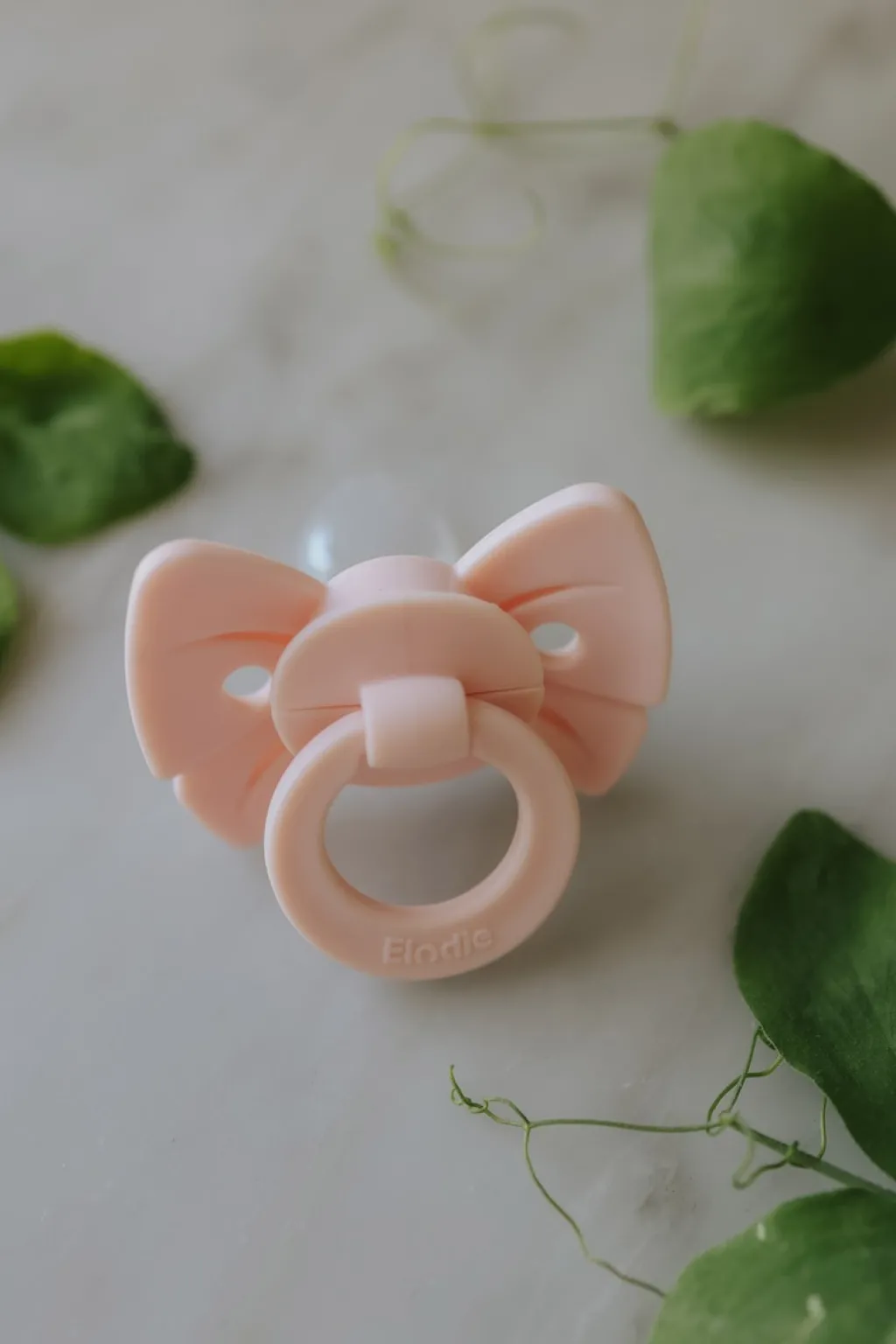 Best Binky Bow Napp Misty Pink Nappar & Napphållare