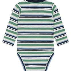 Best Bjorn Randig Baby Body Spruce Barn Bodys & Bodysuits