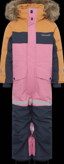 New Bjärven Kids 4 Vinter Totalt Heather Pink Overaller