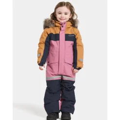 New Bjärven Kids 4 Vinter Totalt Heather Pink Overaller
