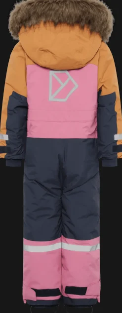 New Bjärven Kids 4 Vinter Totalt Heather Pink Overaller